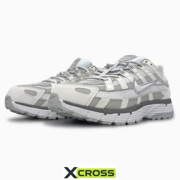 Nike P-6000 White/Light Grey nik-0610-1070421 фото