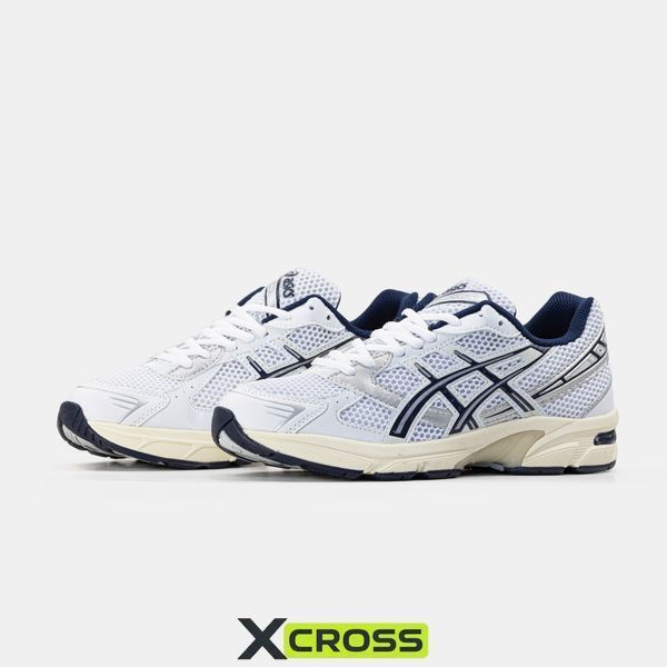 Asics Gel-1130 White/Dark Blue/Beige #art1537-1265841 фото