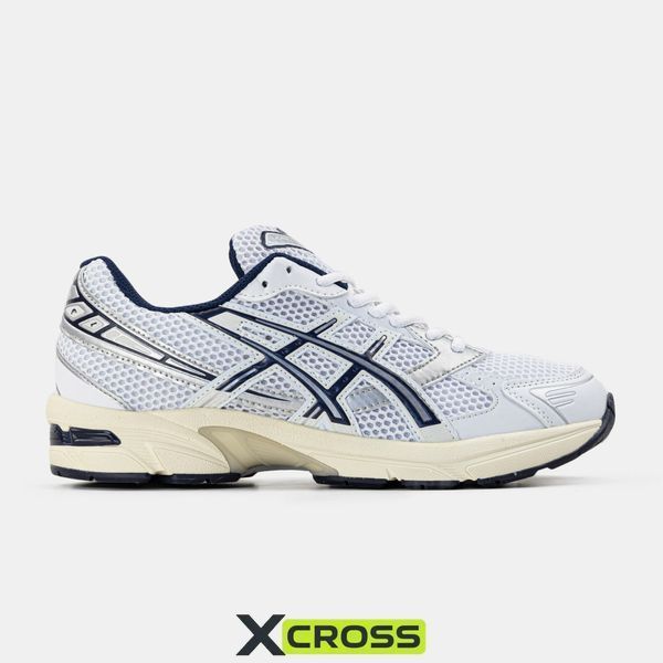 Asics Gel-1130 White/Dark Blue/Beige #art1537-1265841 фото