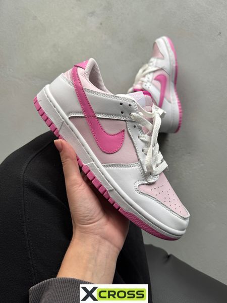 Nike Dunk White/Pink nik-0526-970664 фото