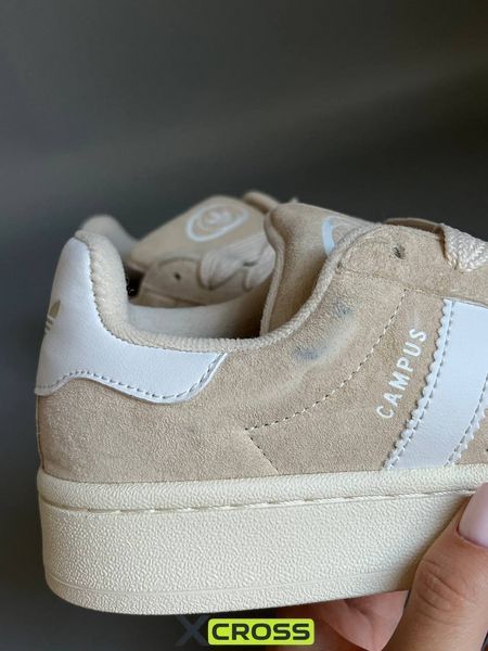 Adidas Campus Beige/White БРАК 844 adi-0362-0844-1630190 фото
