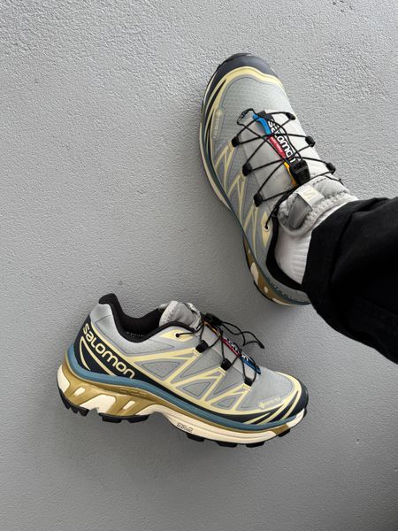 Salomon XT-6 Blue/Beige Gore-Tex slm-0061-1238321 фото