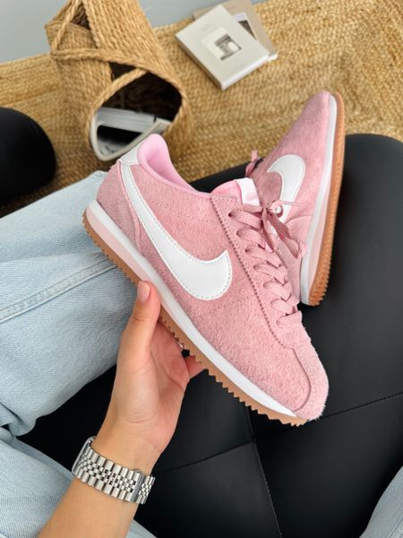 Nike Cortez Pink/White nik-0668-1248448 фото