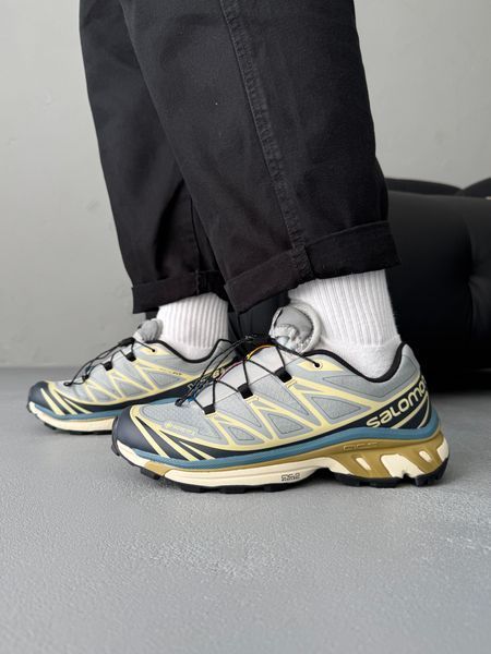 Salomon XT-6 Blue/Beige Gore-Tex slm-0061-1238321 фото