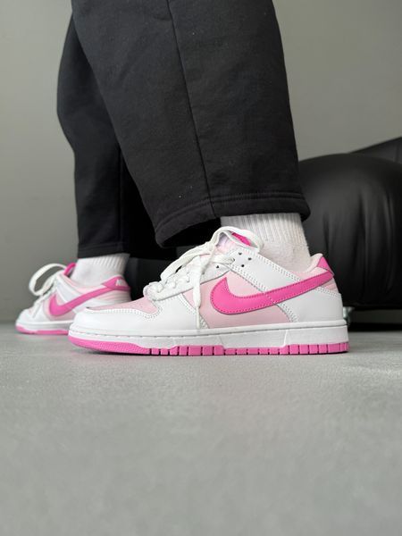 Nike Dunk White/Pink nik-0526-970664 фото