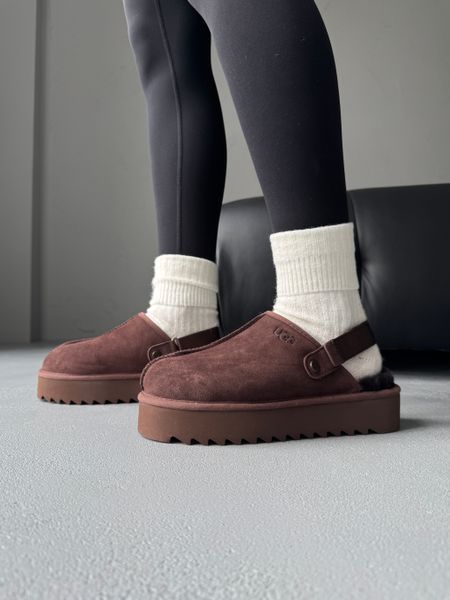 Ugg Lanah Clog Platform Brown ugg-0119-1311139 фото