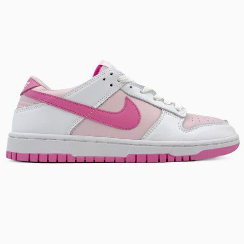 Nike Dunk White/Pink nik-0526-970664 фото