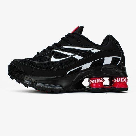 Supreme x Nike Shox Ride 2 SP "Black/Electric Red" B54-1625185 фото