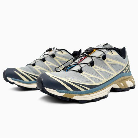 Salomon XT-6 Blue/Beige Gore-Tex slm-0061-1238321 фото