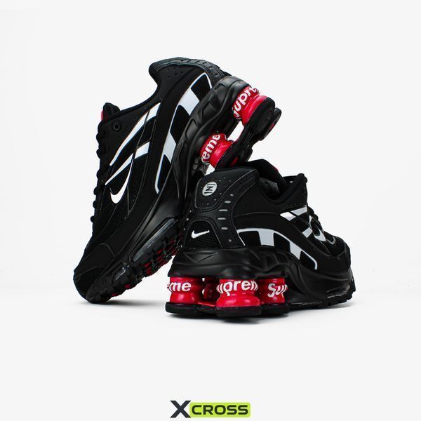 Supreme x Nike Shox Ride 2 SP "Black/Electric Red" B54-1625185 фото