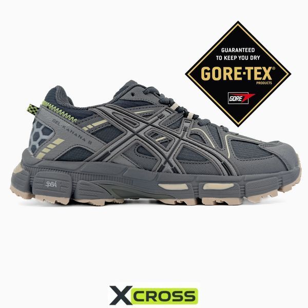 Asics Gel-Kahana 8 GTX Grey/Green asc-0114-946511 фото