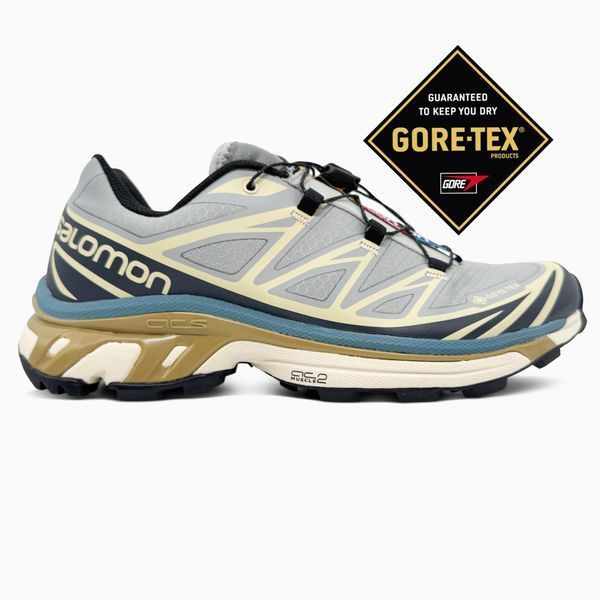 Salomon XT-6 Blue/Beige Gore-Tex slm-0061-1238321 фото