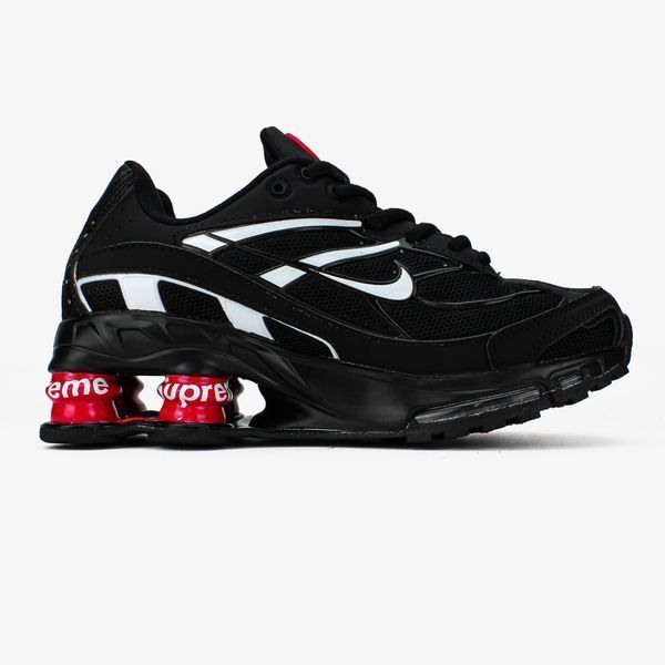 Supreme x Nike Shox Ride 2-- SP "Black/Electric Red" B54-1625185 фото