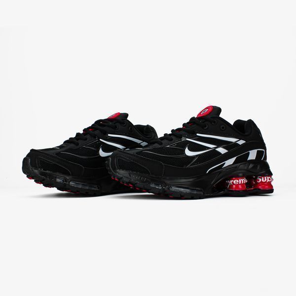 Supreme x Nike Shox Ride 2-- SP "Black/Electric Red" B54-1625185 фото