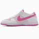 Nike Dunk White/Pink nik-0526-970664 фото 2