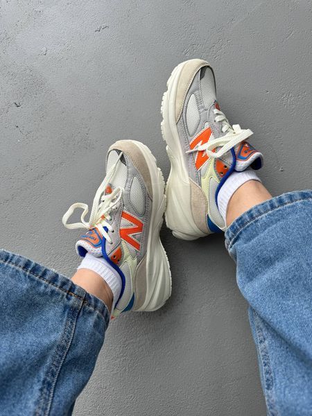 New Balance 990 V6 Beige/Blue/Orange nbl-0255-620825 фото