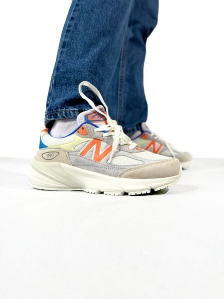 New Balance 990 V6 Beige/Blue/Orange nbl-0255-620825 фото