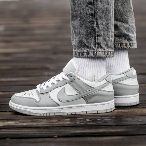 Nike SB Dunk Grey White 981-926021 фото