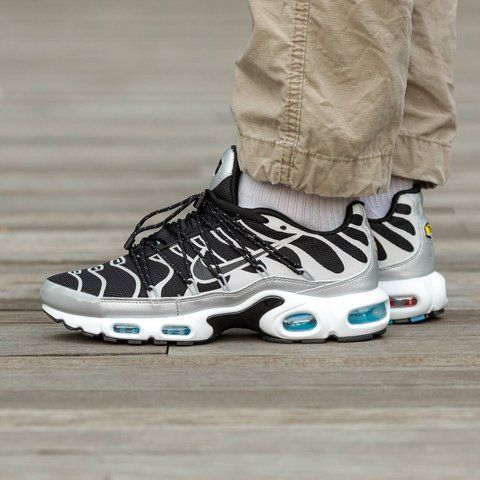 Nike Air Max TN Plus Lace Toggle Black Grey 1313-662863 фото