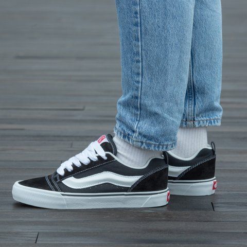 Vans KNU Skool Black White 1671-620998 фото