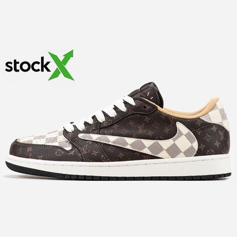1209 Nike Air Jordan 1 Low x Travis Scott x Louis Vuitton 1209-569722 фото