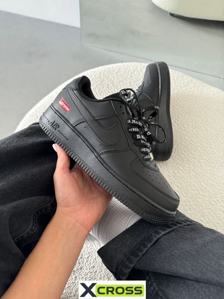 Nike Air Force Black Supreme nik-0488-856822 фото