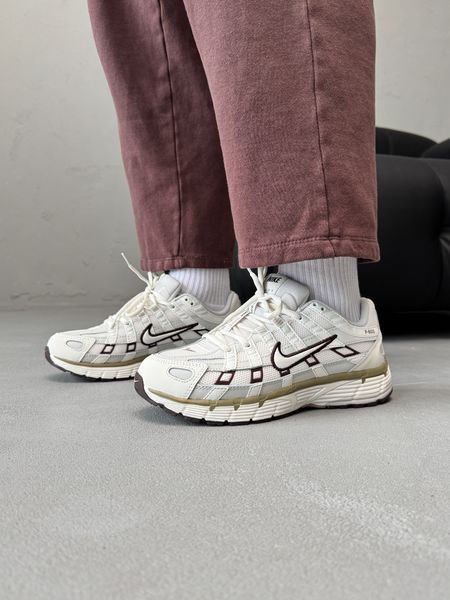 Nike P-6000 Beige/Bordo nik-0548-985615 фото