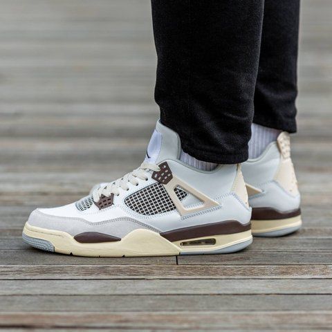 Air Jordan Retro 4 Ma Maniere Beige Brown 1262-784547 фото