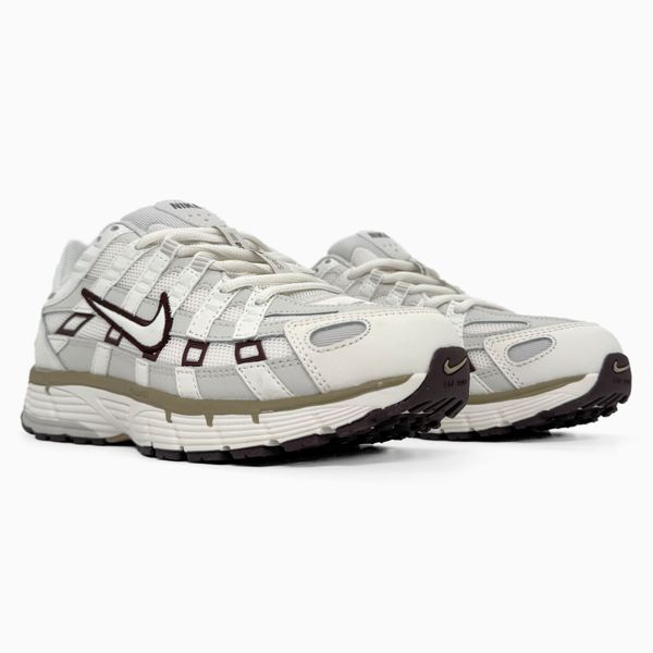Nike P-6000 Beige/Bordo nik-0548-985615 фото