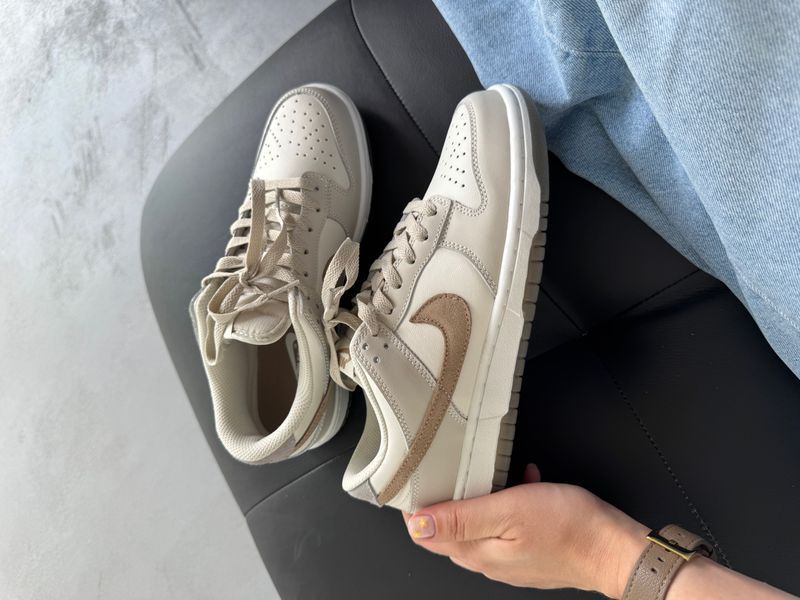 Nike SB Dunk Low Grey/White/Brown nik-0831-1617748 фото