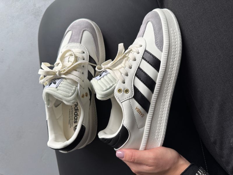 Adidas Samba XLG White/Black adi-0524-1303706 фото