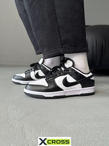 Nike Dunk Low White/Black nik-0392-468239 фото