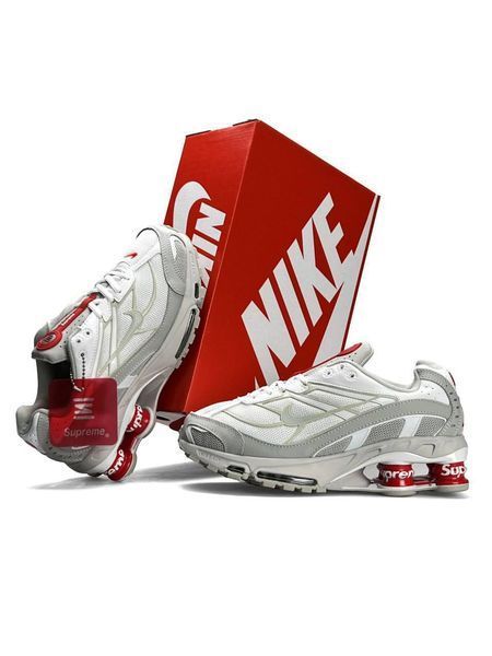 Nike x Supreme Shox Ride 2 SP Grey White Red А4366-1211911 фото