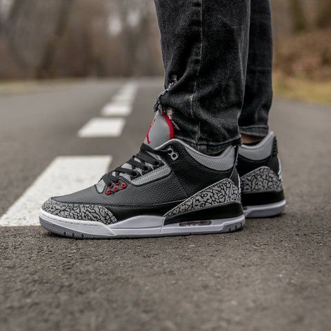 Air Jordan Retro 3 Black Red 1101-1341788 фото