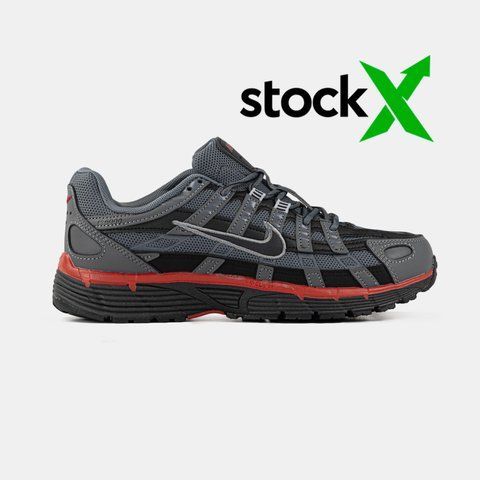 Nike P-6000 Grey Black Red #art1723-1497612 фото
