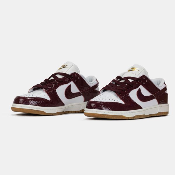 Nike SB Dunk Burgundy Croc #art1842-1613795 фото