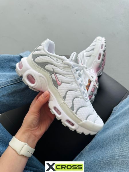 Nike Air Max TN Plus White/Pink/Grey nik-0644-1127788 фото