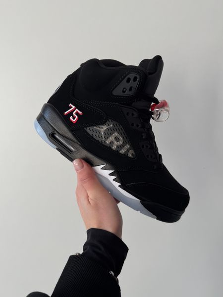 Nike Air Jordan 5 Retro Black/Blue nik-0759-1456768 фото