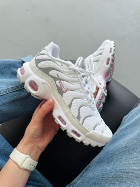 Nike Air Max TN Plus White/Pink/Grey nik-0644-1127788 фото