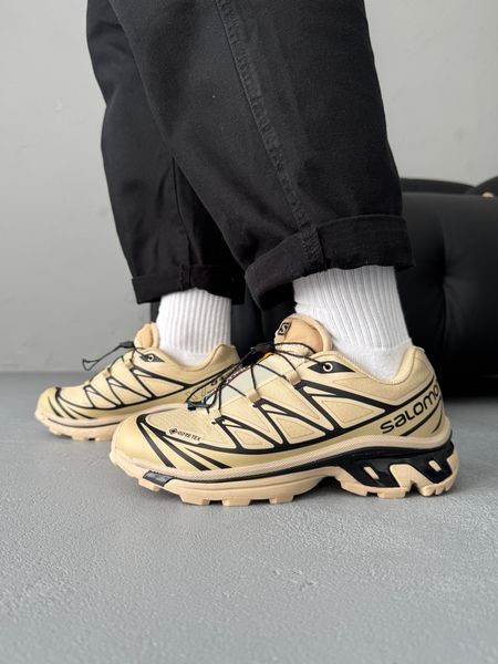 Salomon XT-6 Beige Gore-Tex slm-0062-1238477 фото