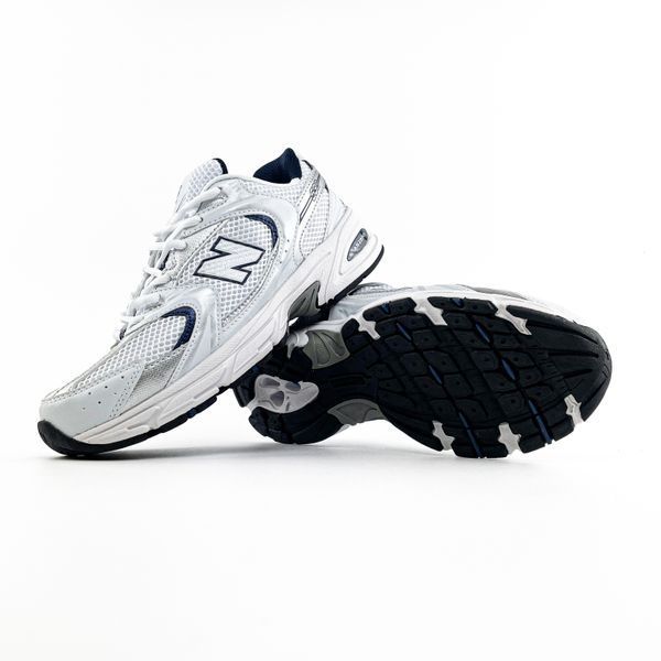 New balance 530 -- White/Silver/Navy 1112-151680 фото