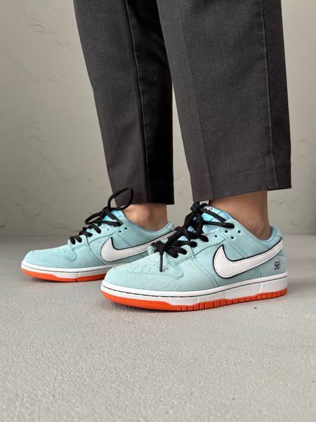 Nike SB Dunk Low Gulf Blue/Orange nik-0580-1013549 фото