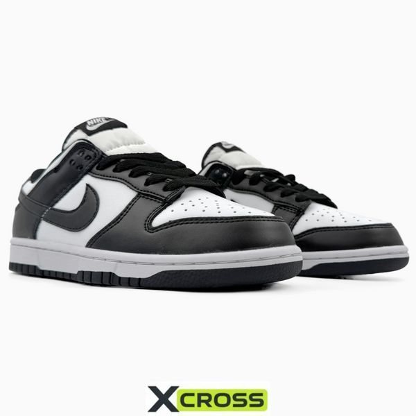 Nike Dunk Low White/Black nik-0392-468242 фото