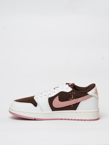 Nike Air Jordan 1 Low x Travis Scott White Brown Pink ND NK356-1562253 фото
