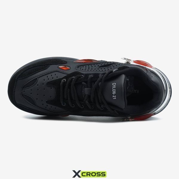 Adidas x Raf Simons Cylon-21 Black Red 📦 1075-1441688 фото