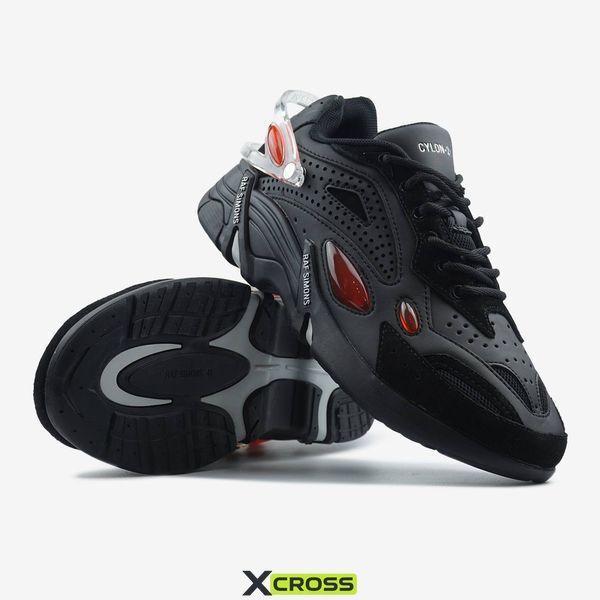 Adidas x Raf Simons Cylon-21 Black Red 📦 1075-1441688 фото