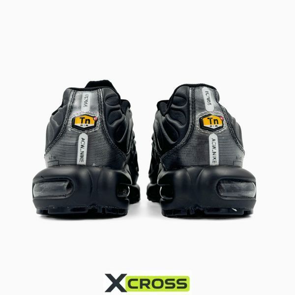 Nike Air Max TN Plus Black Leather nik-0480 nik-0480-819422 фото