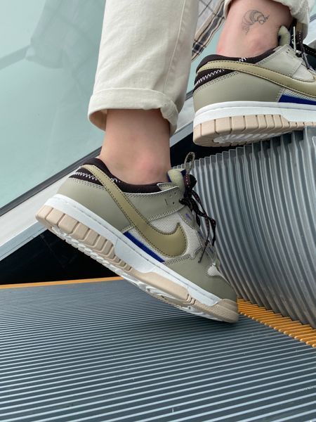 Nike SB Dunk Low Olive Dark Purple nik-0380-440248 фото