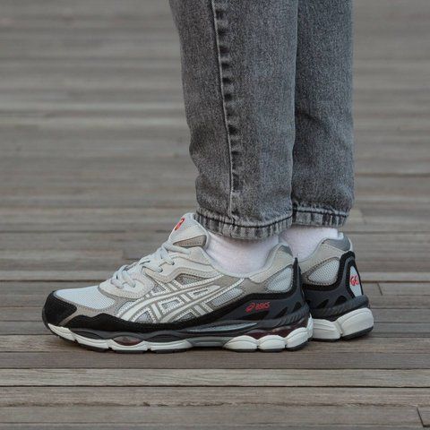 Asics Gel NYC Grey Black Red 2641-1565165 фото