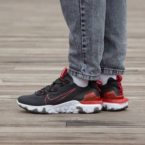 Nike React Vision Black Red 2040-1070977 фото